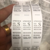S号服装尺码标印标成分标现货