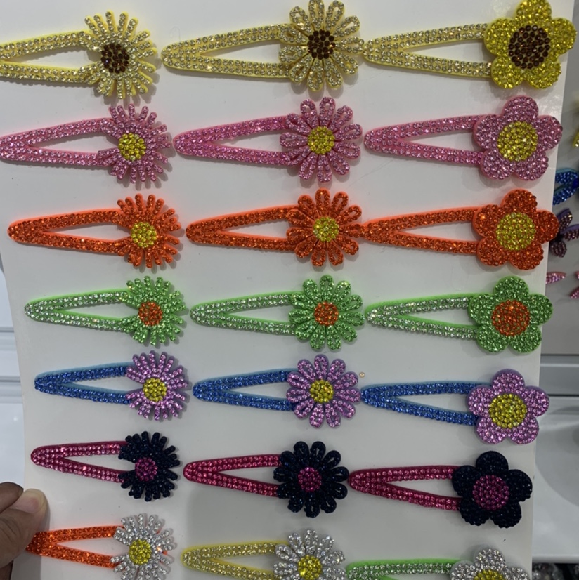 Water diamond bb clip 5 popular and best-selling beautiful hair clip DIY accessory decoration