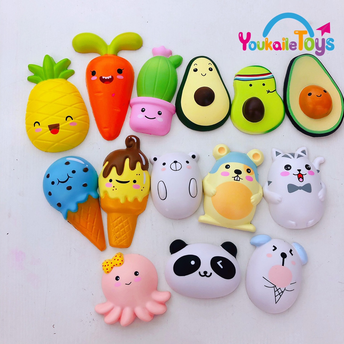 Factory Direct Pu Slow Rebound Foam Decompression Squishy Simulation Toy Decompression Book Post Half details Picture