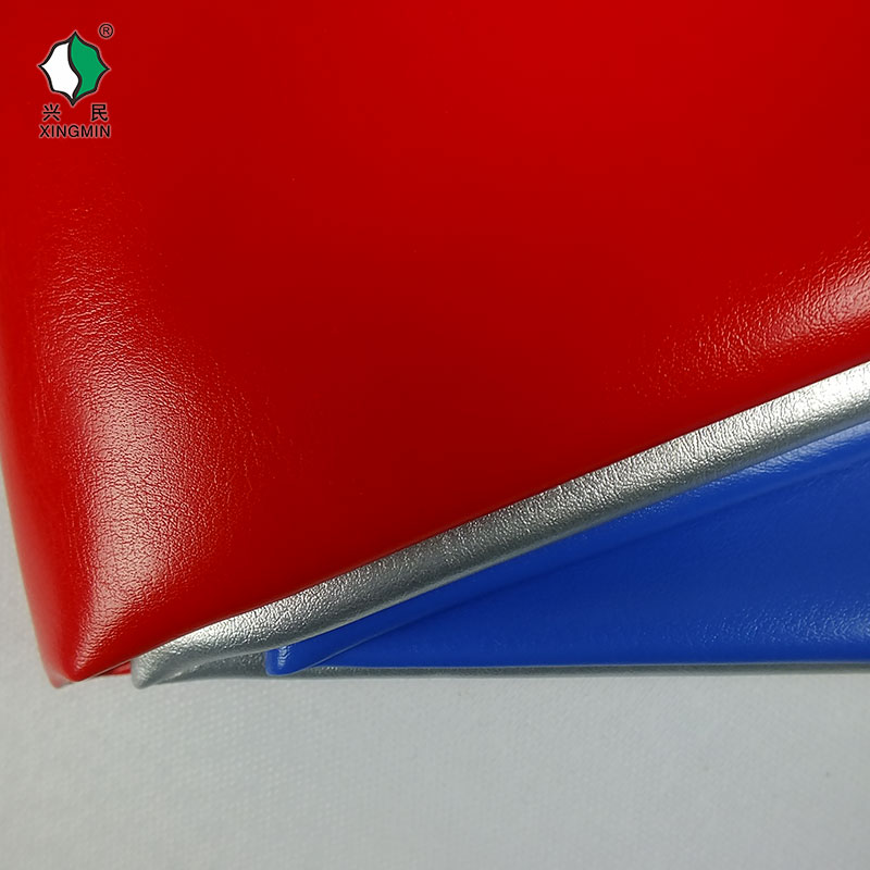 Factory direct sales of 1.4-meter thick 80-thread artificial leather sports pu leather fabric processing and customization details Picture