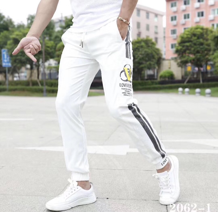 White stylish versatile pants thumbnail