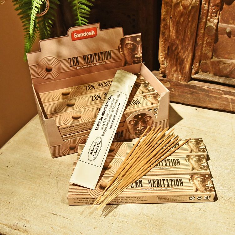 Large box Sandesh flat box incense, imported from India, long-lasting indoor incense. One large box contains 12 small boxes Item Picture