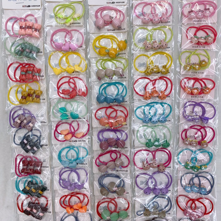 Color small rubber band children simple style mix and match thumbnail
