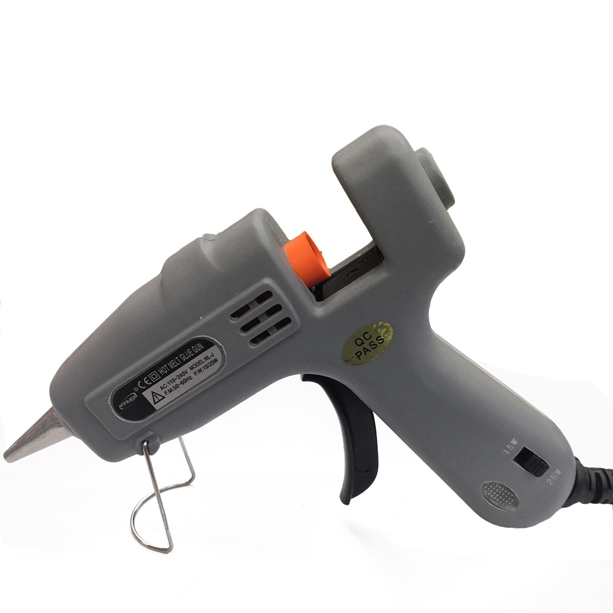 【 Goodcustomer 】 High-quality grey 15W/25W two-speed adjustable small glue gun, suitable for 7mm fine glue sticks detail image 4