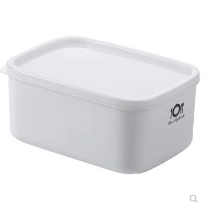 Direct-sale plastic refrigerator, fruit preservation box, microwave oven bento box, rectangular small lunch box, food storage box Item Picture