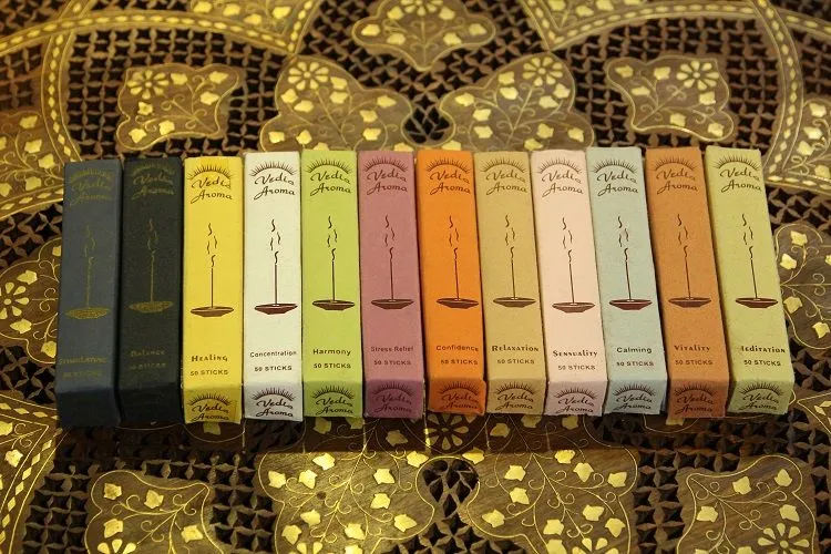 Indian imported VEDIC stick-less functional incense for home and office use, available in stock with various scents detail image 7