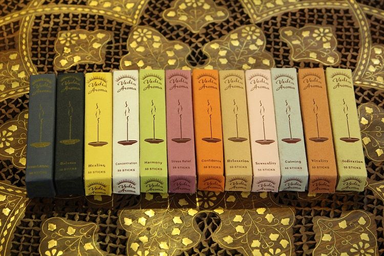 Indian imported VEDIC stick-less functional incense for home and office use, available in stock with various scents Application Scenario