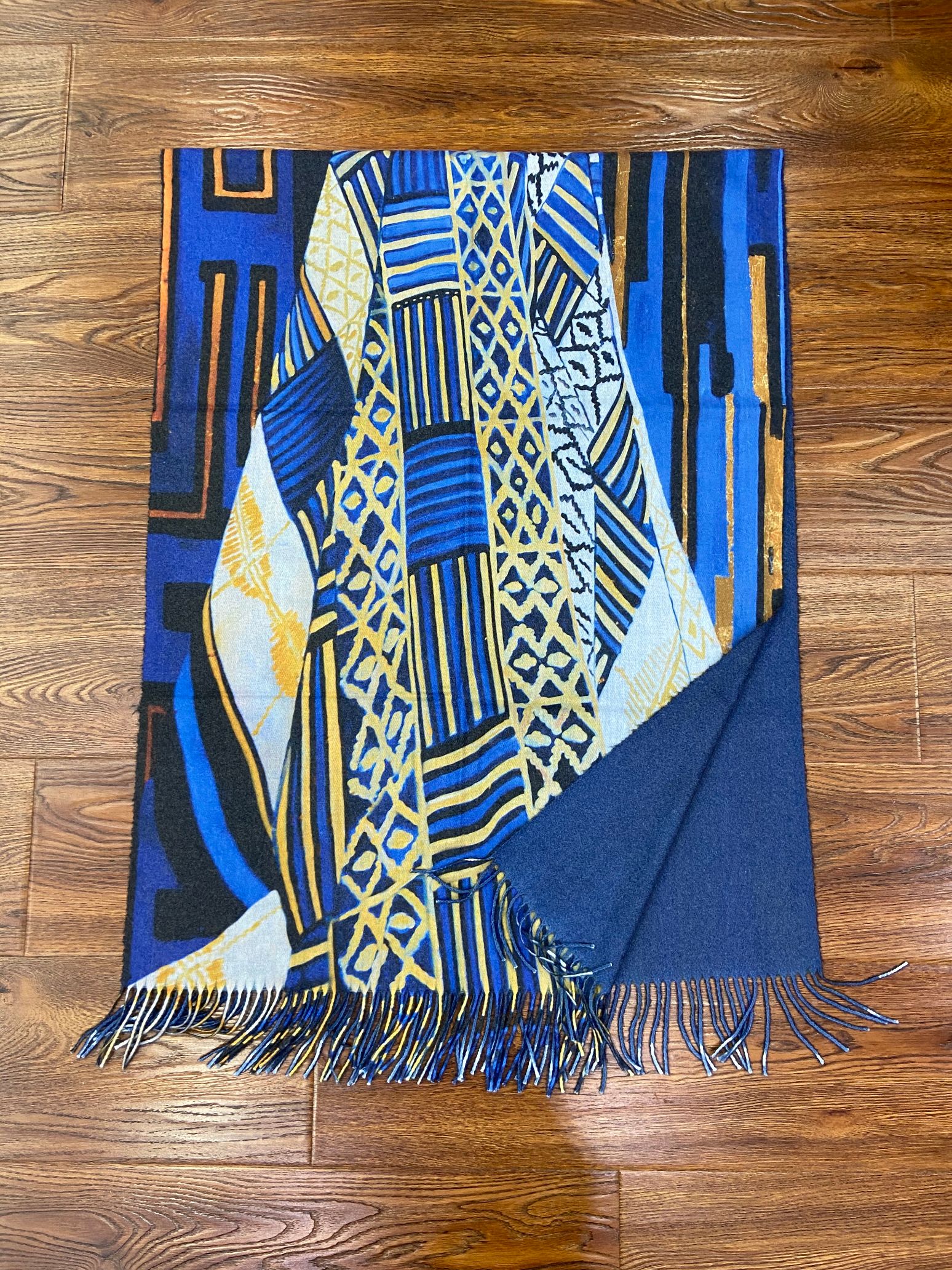 Fashion double print long towel (Geometric Abstraction) thumbnail