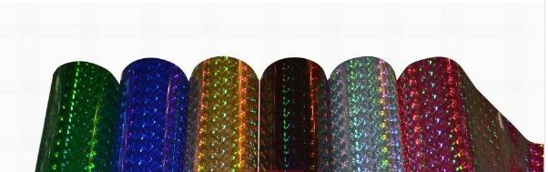 Laser PET broken glass engraving film, scallion powder reflective luminous engraving film, heat transfer printing, heat transfer drawing, heat transfer image 50X100M detail image 1