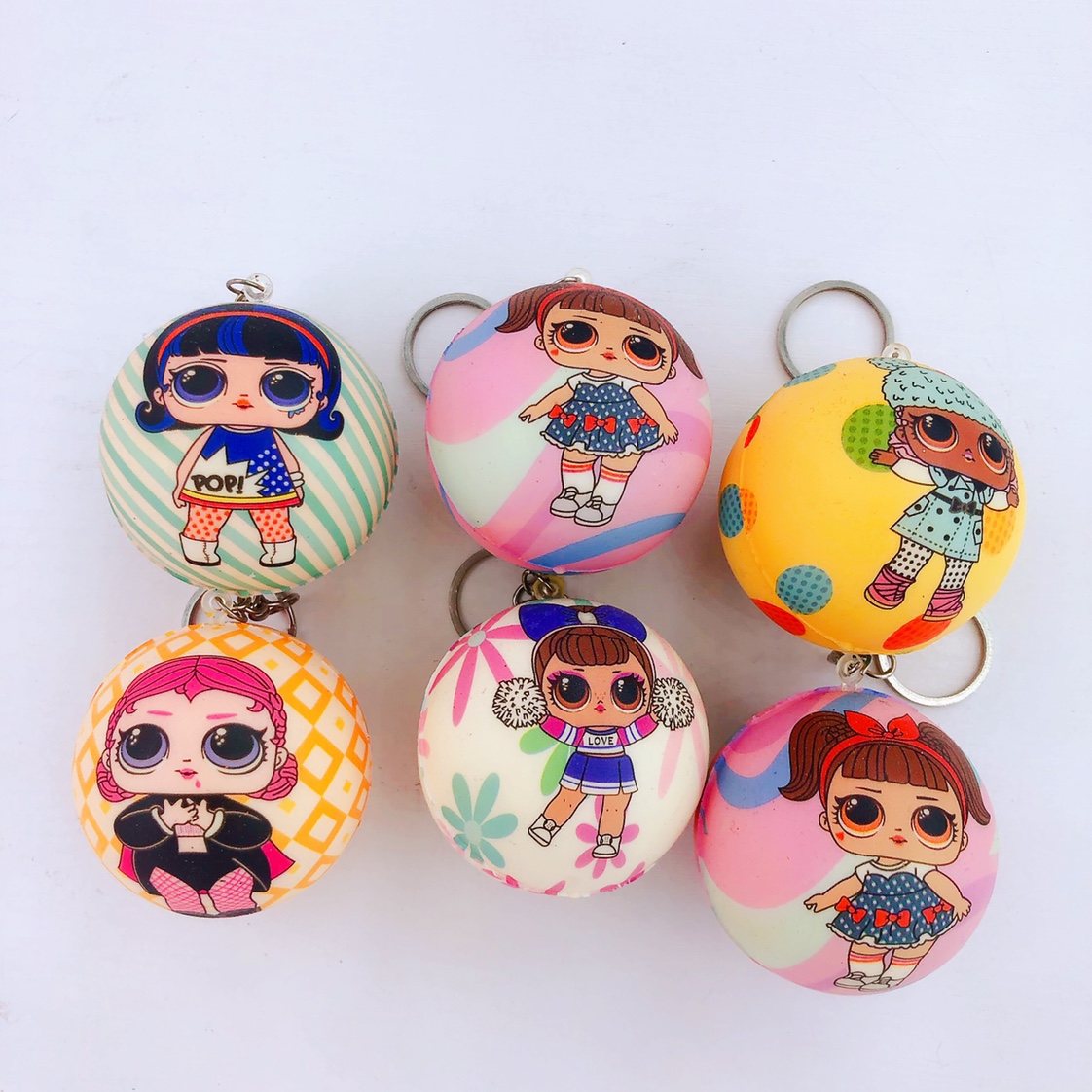 Factory Direct Pu Slow Rebound Foam Decompression Squishy Simulation Toy Surprise Doll Key Chain