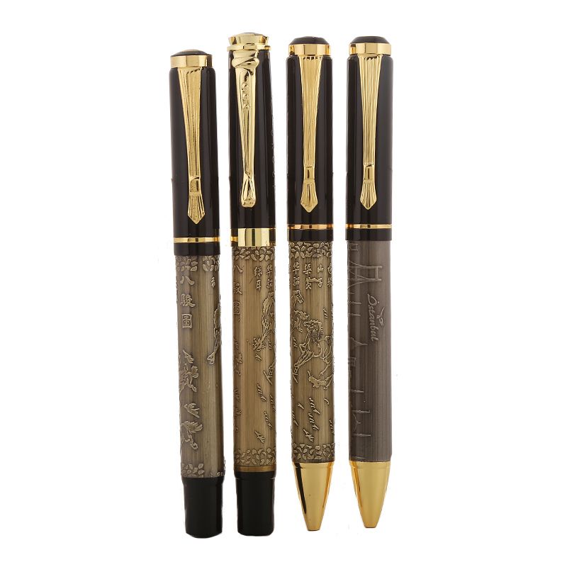 High-end heavy-duty engraved business gifts, signature ballpoint pens, ballpoint pens, office gifts, metal ballpoint pens and gel pens