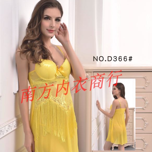 2019外贸情趣内衣罩杯钢托胸垫聚拢女式欧美性感睡衣/睡裙产品图