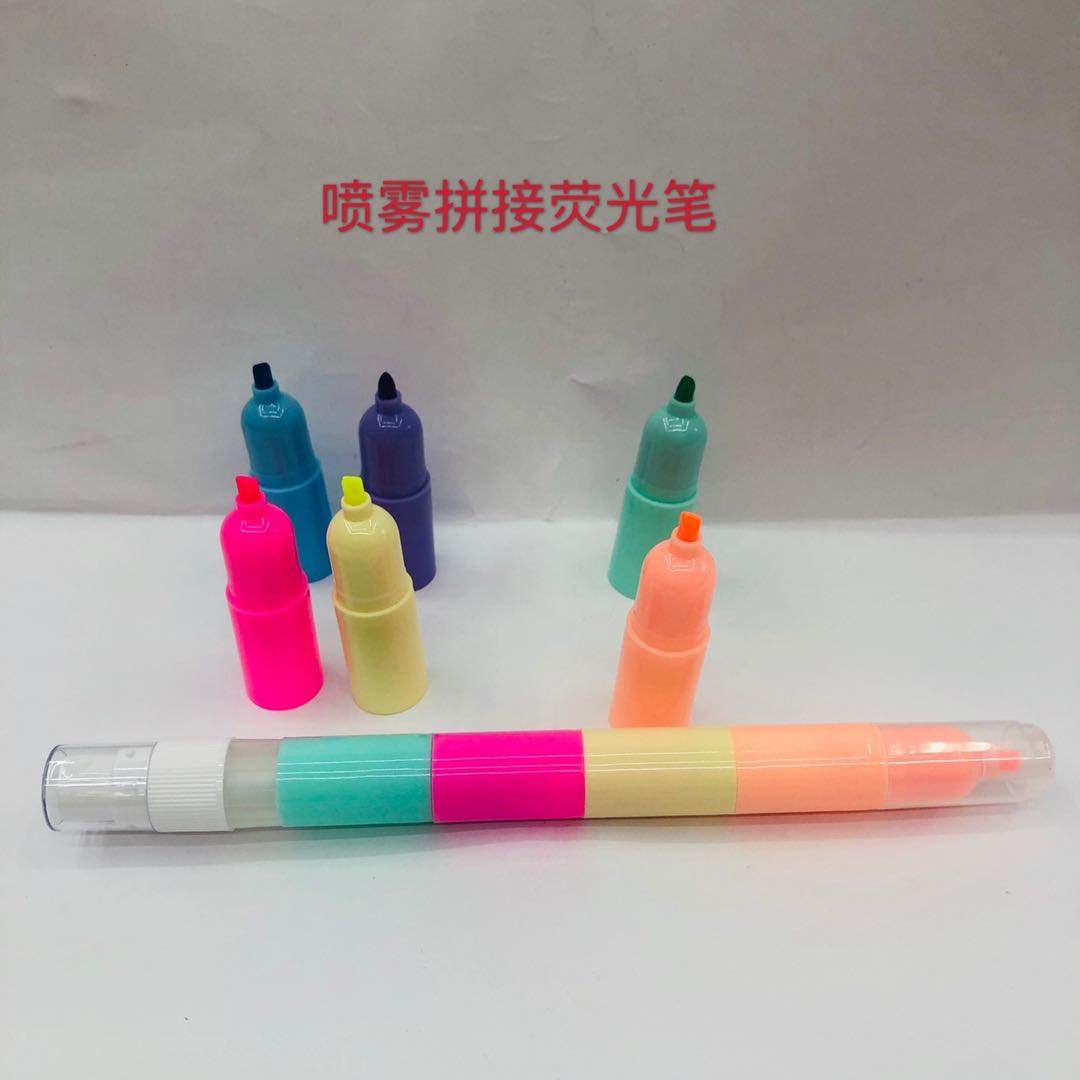 Spray multi-color highlighters Spray multi-section highlighters A multi-color highlighters can be spliced together thumbnail