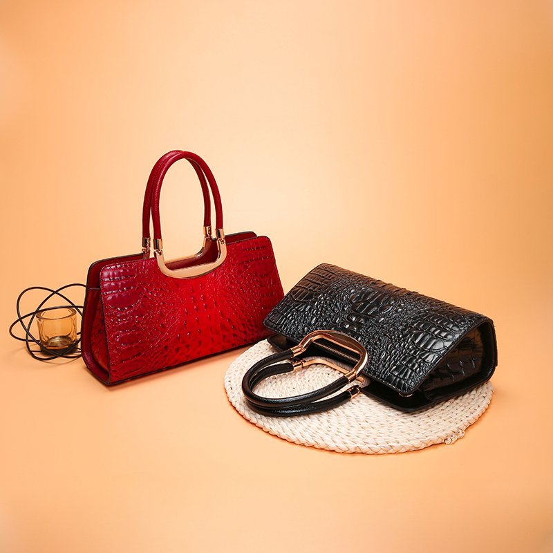鳄鱼纹pu女包 大牌详情图3