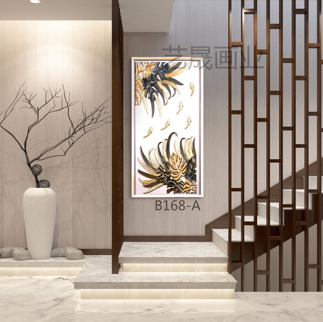 Decorative paintings of decorative wood carving paintings and hanging paintings