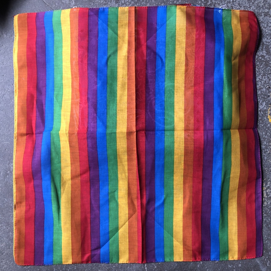 Scarf Rainbow details Picture
