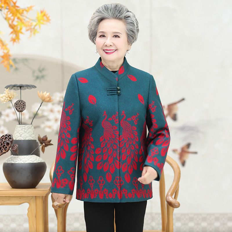 中老年人女装春装外套60-70岁妈妈80奶奶春秋款太太老人上衣服产品图