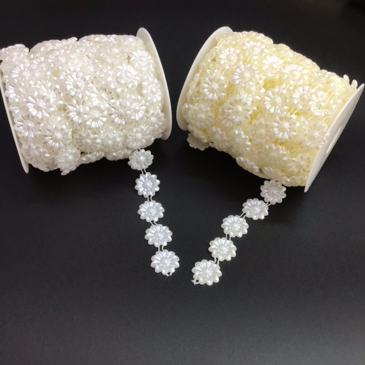 22mmABS sunflower bead handmade DIY headwear, wedding dress, dress, clothing accessories, handicrafts and accessories wholesale