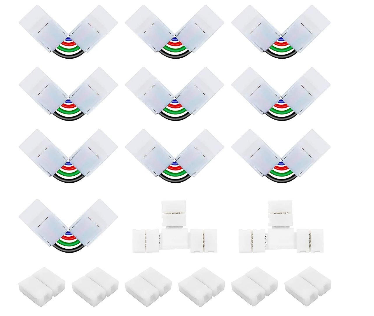 New Angle Adjustable 4Pin L Shape connectors