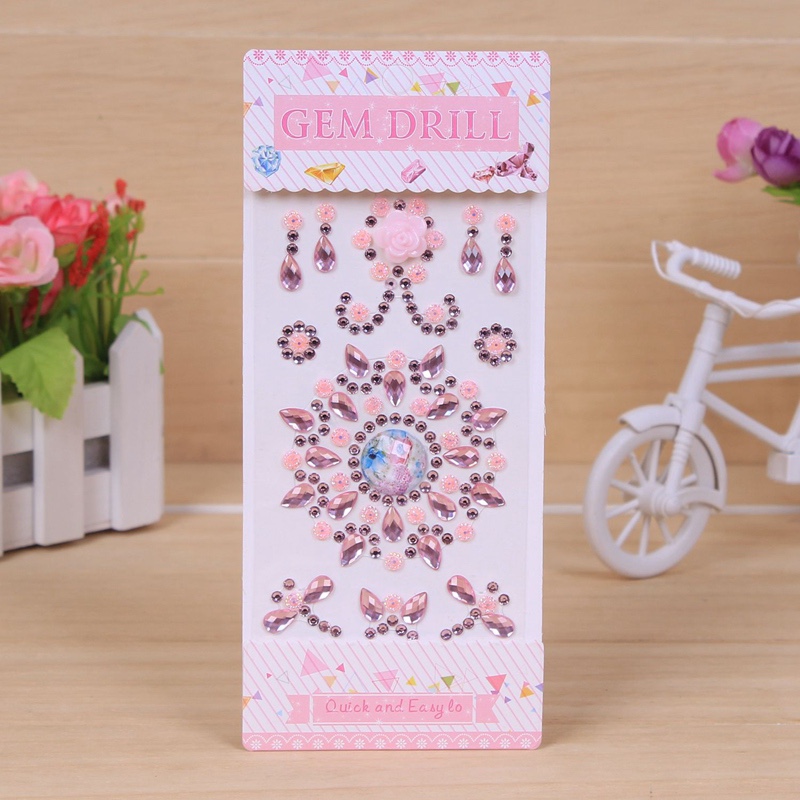 厂家直销亚克力钻贴贴纸 儿童益智DIY贴纸 水晶贴纸 定制批发手机贴纸 新款亚克力树脂钻贴 珍珠水钻 现货跨界淘货源儿童贴纸批发钻石贴纸详情图6