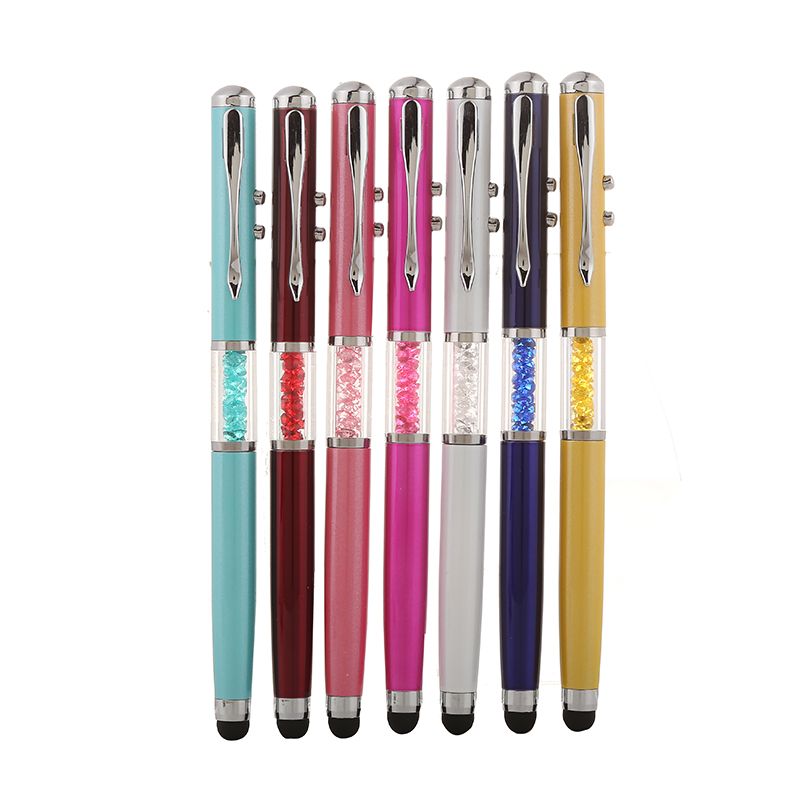 Metal two-color laser pointer for office hotel management instruction metal oil pencil two-color laser pointer