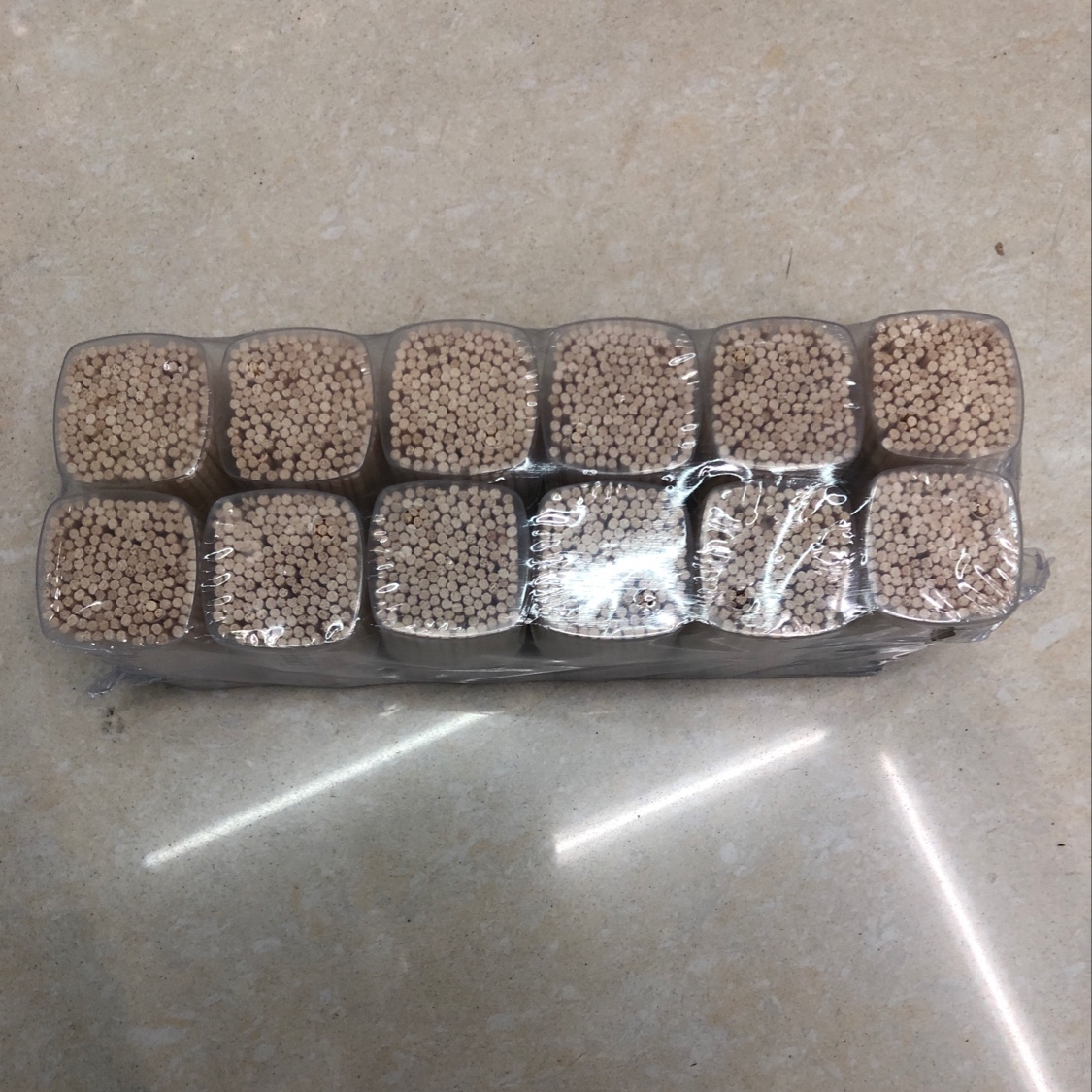 Small square bottle toothpick thumbnail