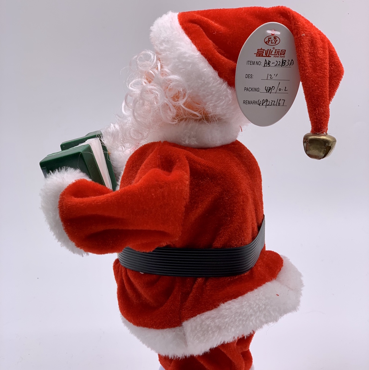 Santa Claus, 30 centimeters tall, holding an accordion Application Scenario