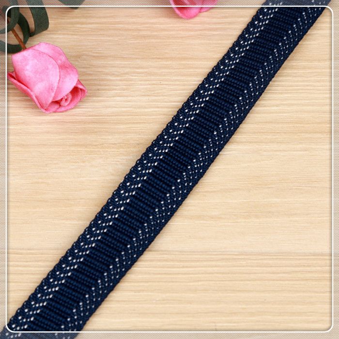 Factory direct sales of polyester network filament arrow-shaped fashion cap straps, clothing accessories, home textile accessories, and custom-made webbing Application Scenario