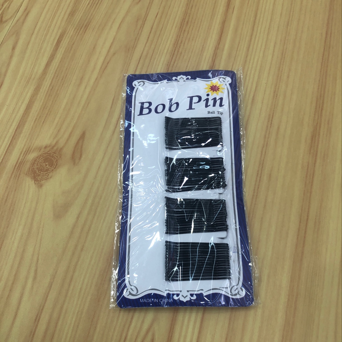 黑色一字夹 60支一卡