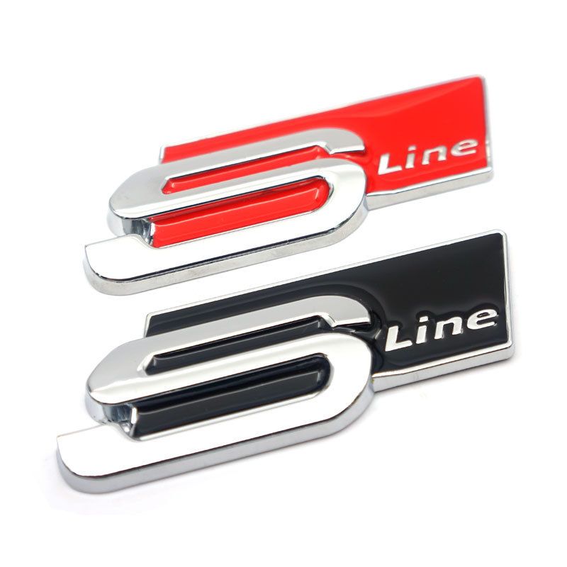 SLINE labeling is suitable for Audi sport car decoration labeling and 3D big SLINE labeling thumbnail