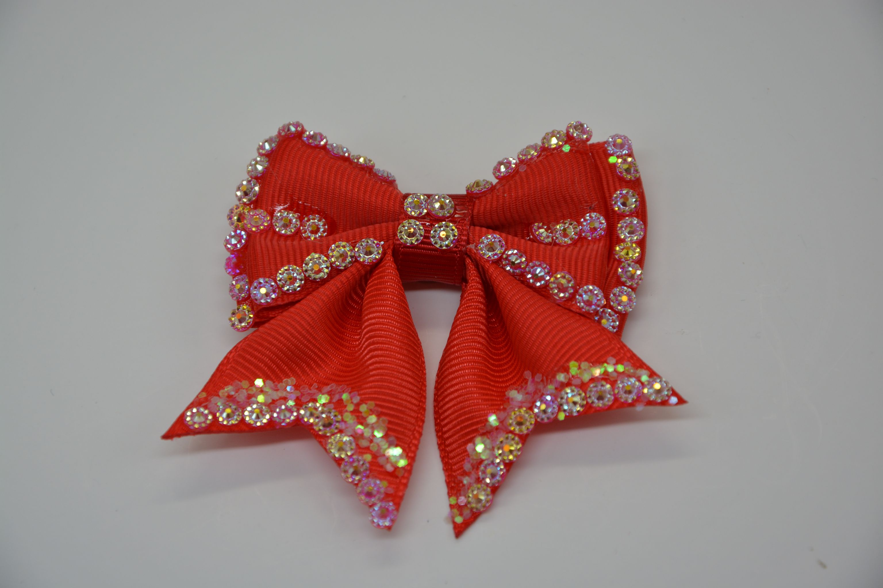 螺纹带双层一字燕尾点钻蝴蝶结详情图2