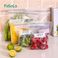 FaSoLa双层拉链式PE密实袋 双拉链密封 加厚水果食品冰箱保鲜袋图