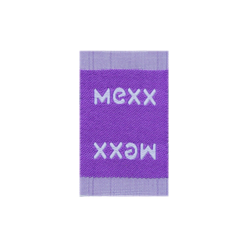 厂家直销不干胶布标 贴标 现货 定做平面缎面织标凉席用标图