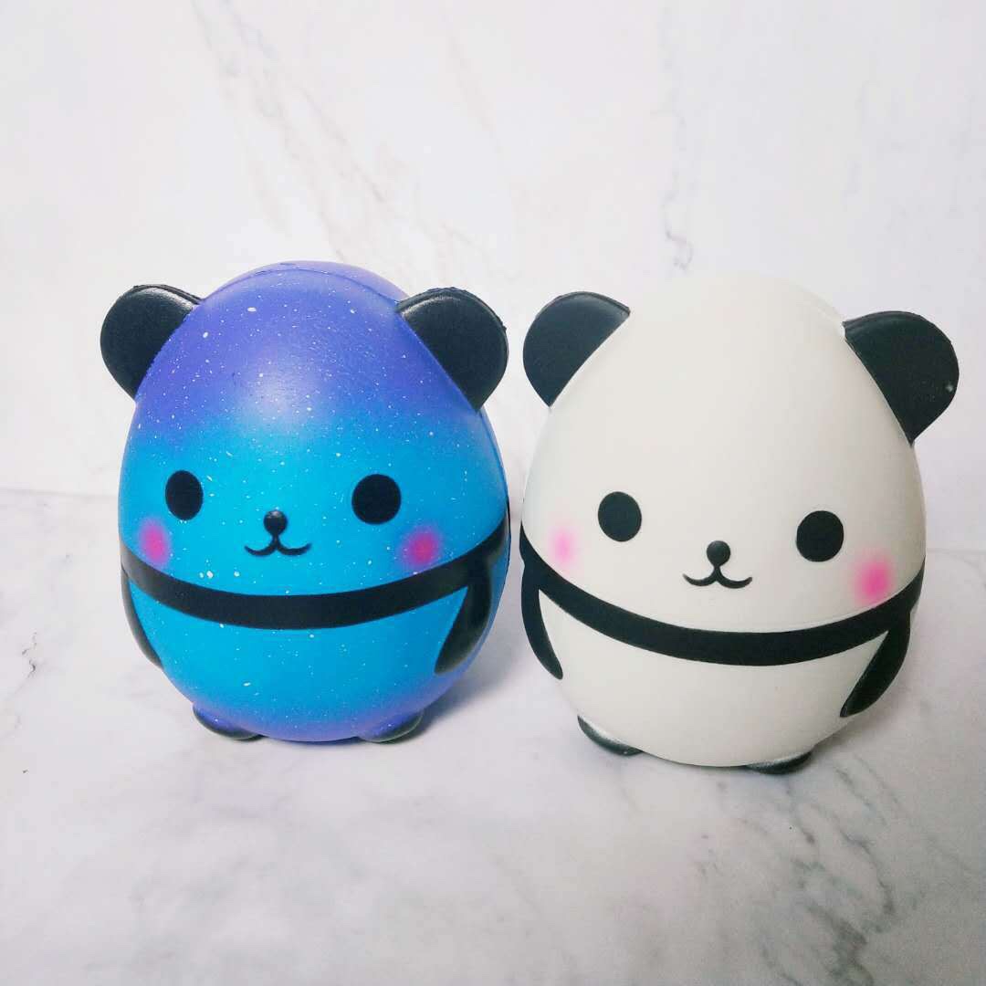 Factory Direct Pu Slow Rebound Foam Decompression Squishy Simulation Toy Giant Panda Egg details Picture