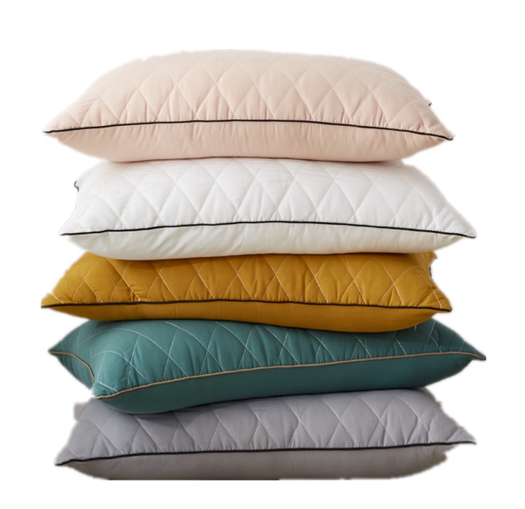 Colorful cotton quilted and embroidered comfortable pillow core bedding, home textile duvet covers