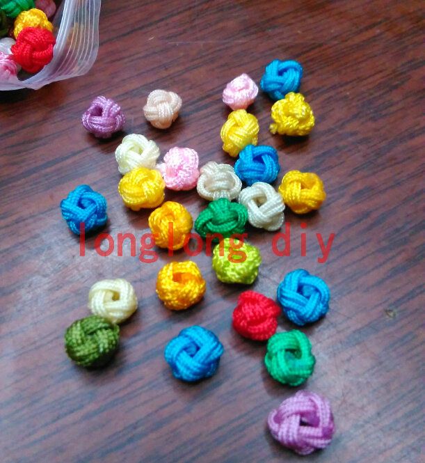 AB扣/中国结菠萝结/手工DIY配件/菠萝扣线圈/手链工艺品线圈/线扣