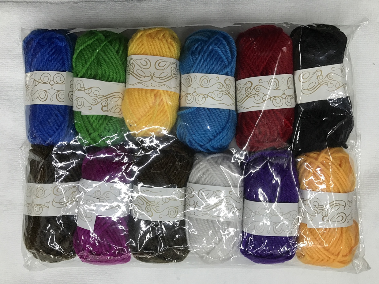 12-color DIY wool
