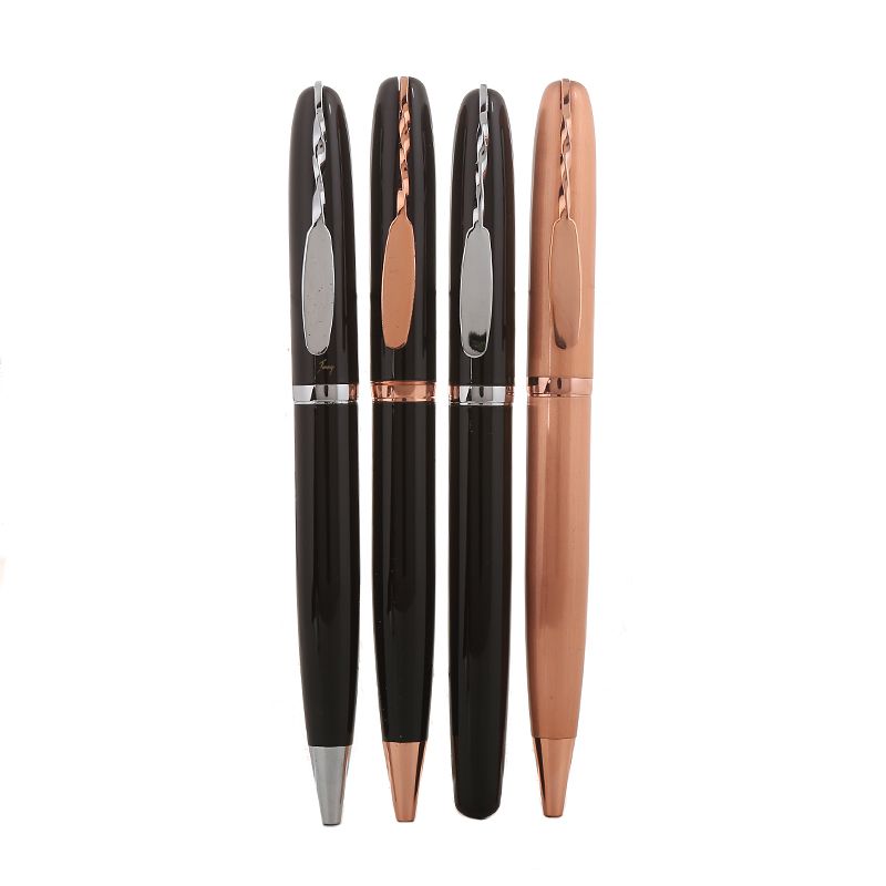 Rose gold pieces business office gifts metal beads on the pen pen pen ink pen neutral pen