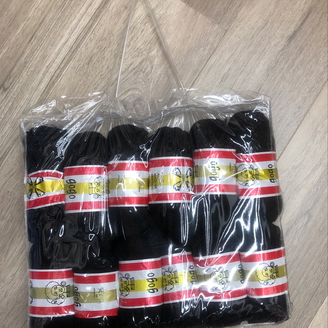 Black wool