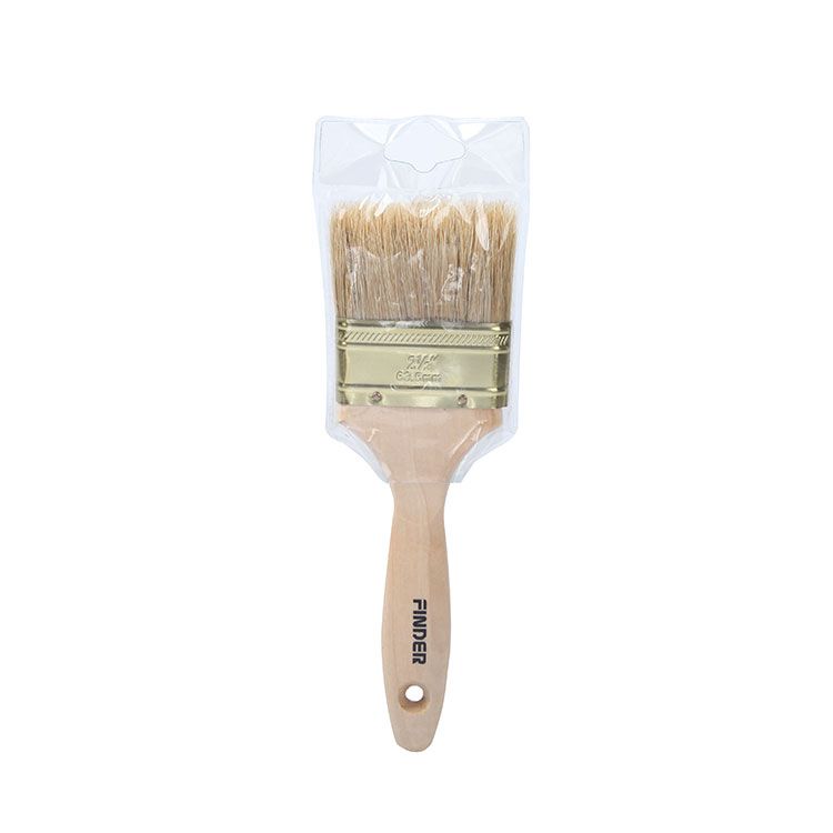 Finder tool 2 inch Wood Hand Pig Bristle Brush