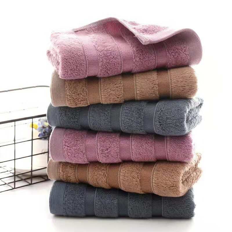 竹纤维横条档毛巾（同款配套浴巾也有）