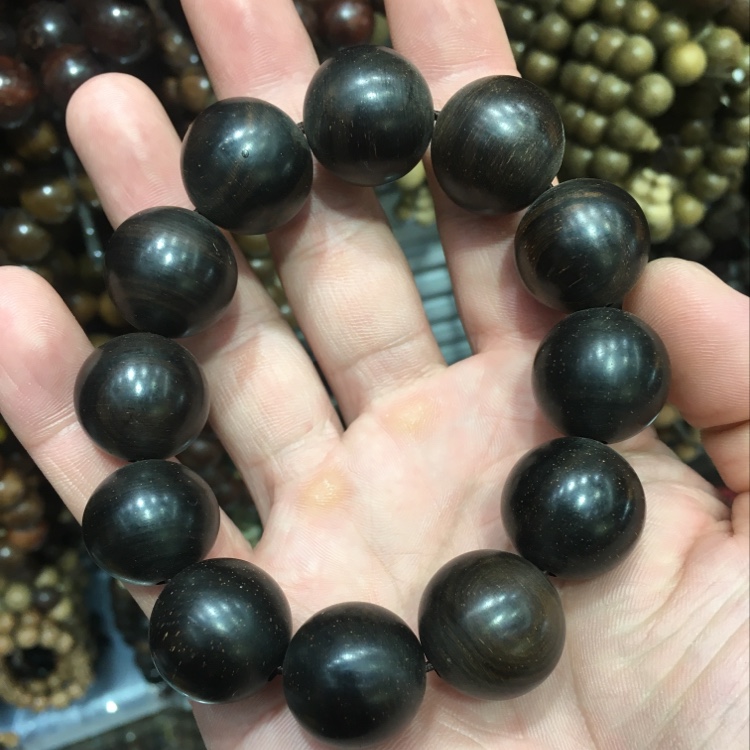 黑檀木手串图