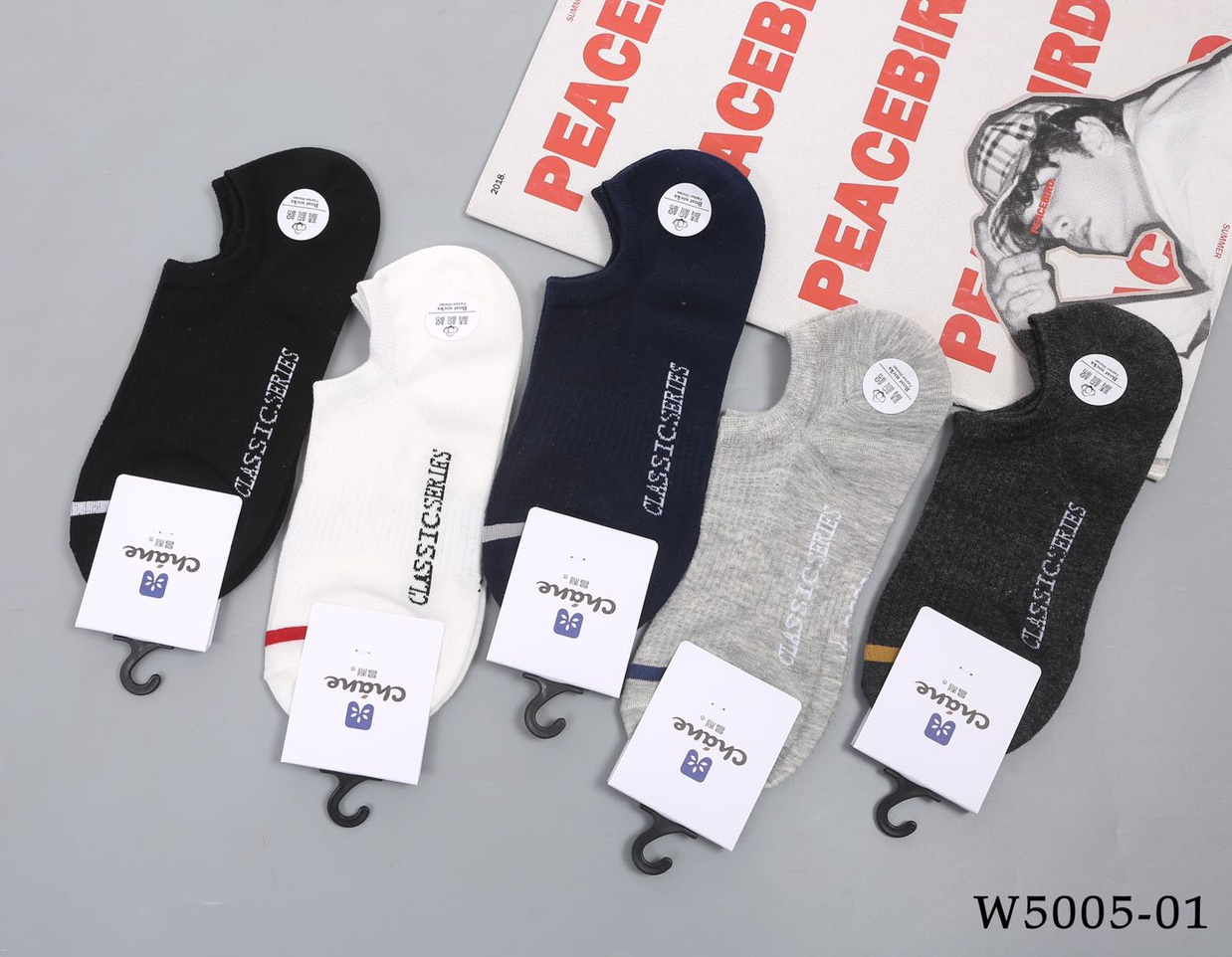 Straight heel 5005-01 men's socks thumbnail