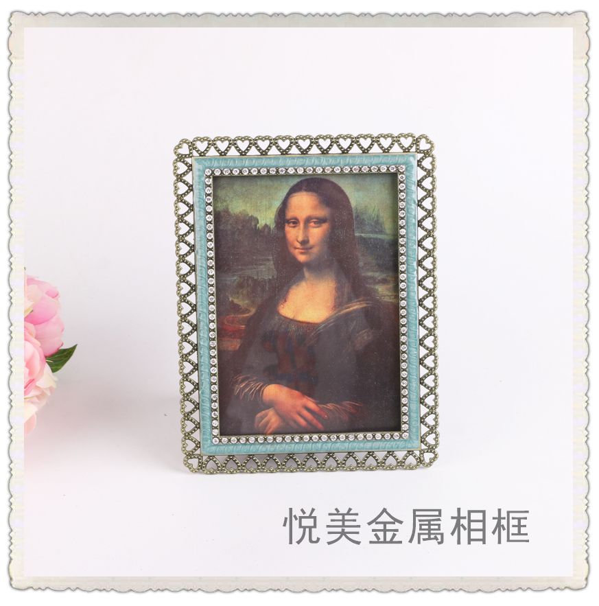 古典相框  合金相框 高档镜子 迷你镜子 镜子相框 儿童相框细节图