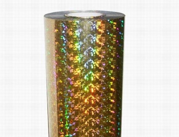 镭射PET彩虹刻字膜反光夜光刻字膜热转印烫画烫图50X100M