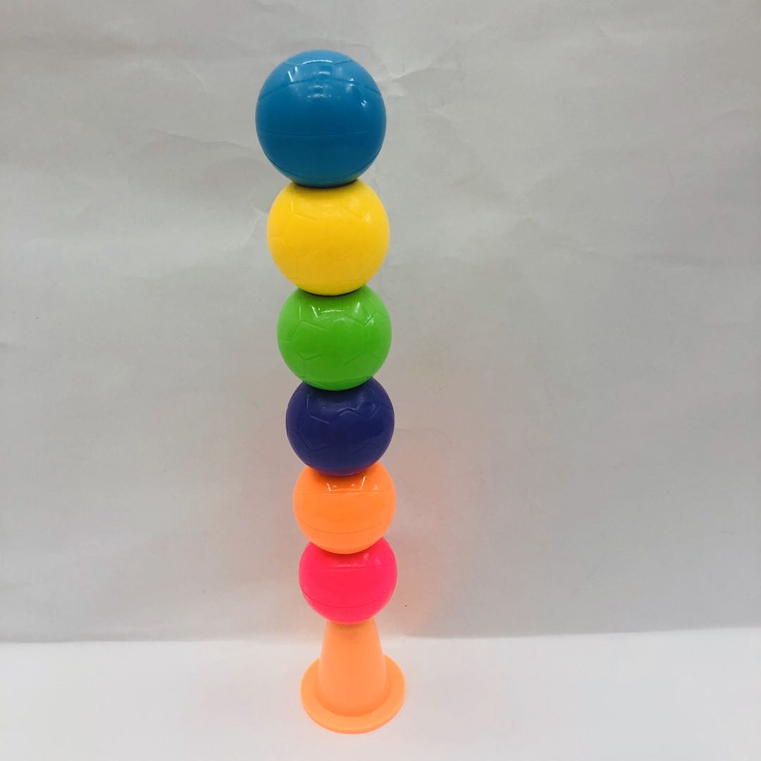 爱心足球小熊积木各种形状造型可爱学生连体多节换头创意多色笔产品图