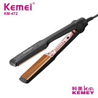 科美KM-472稳定恒温系统+温度显示30S快速升温ABS材质科美直发器