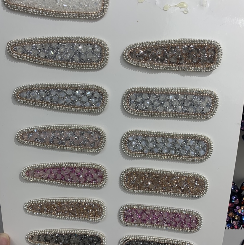 Water diamond bb Clip 4 popular and best-selling beautiful hair clip DIY accessory decoration