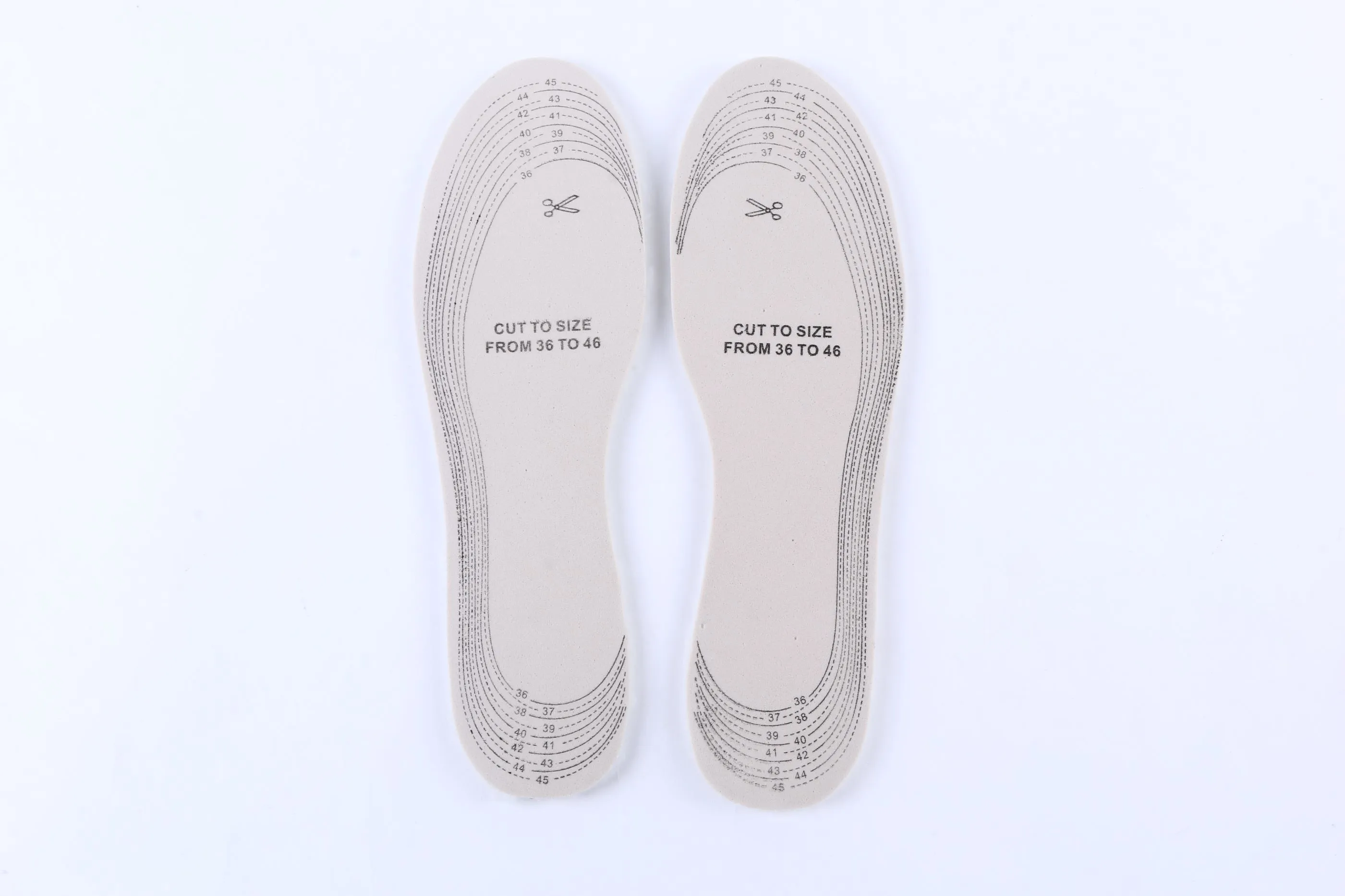 EVA white lambskin insoles, plush insoles, warm insoles detail image 3