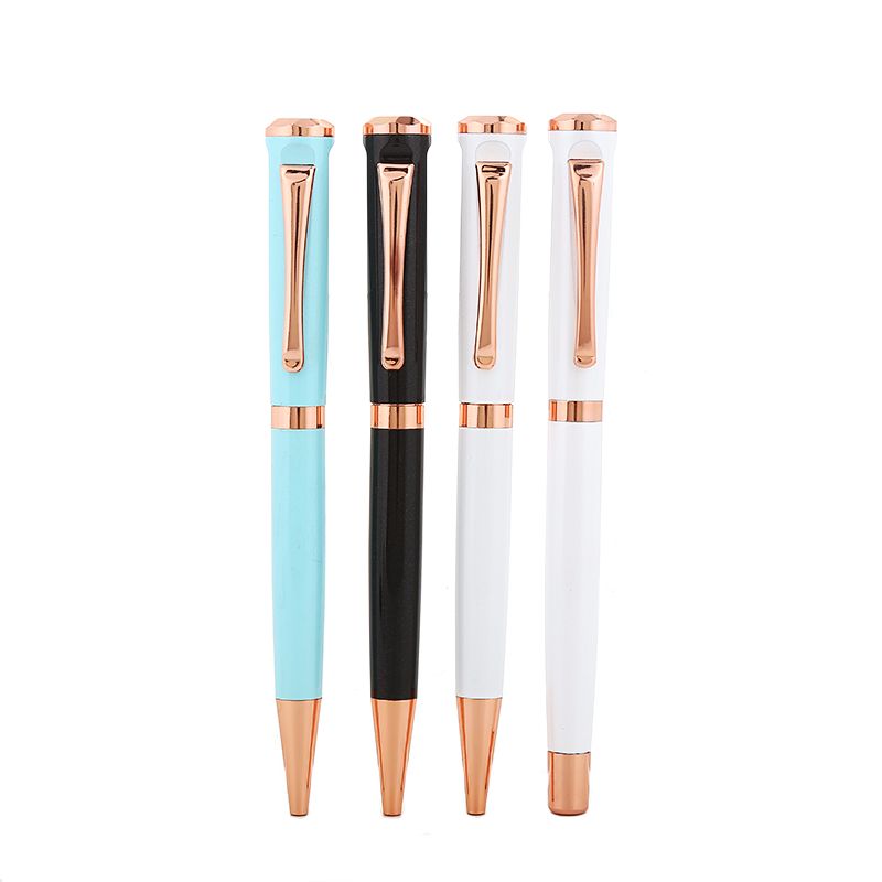 High - grade and expensive business office gift promotion revolving metal ball pen thumbnail